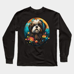 Shih Tzu Earth Day Long Sleeve T-Shirt